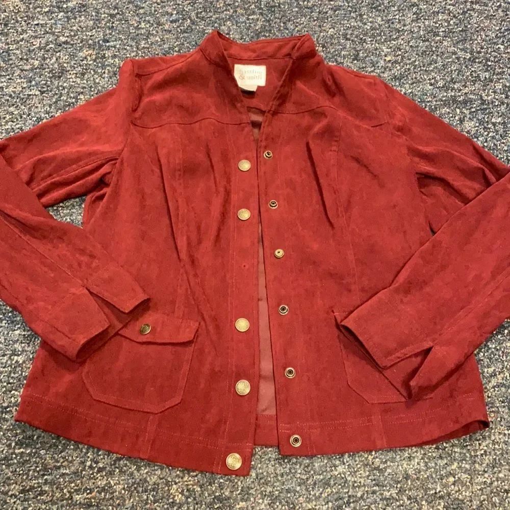 Hasting & Smith Burgundy Suede Jacket sz. M